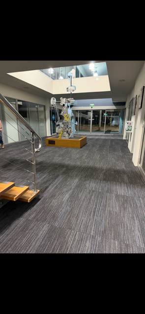 Belmont Offices foyer carpet tile upgrade